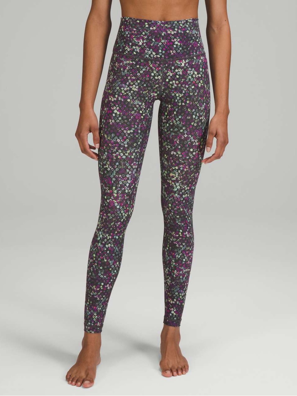Lululemon Wunder Under High-Rise Tight 28" in Fleur Motion Multi size 4
